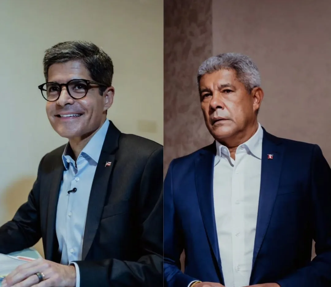 ACM Neto tem 46,7% e Jerônimo 42% no 1° turno, aponta pesquisa
