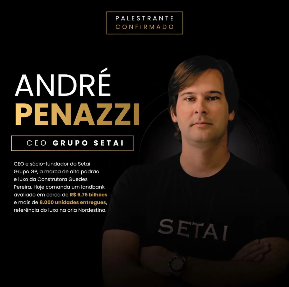 André Penazzi é confirmado como palestrante da 7ª edição do Mercado em Foco