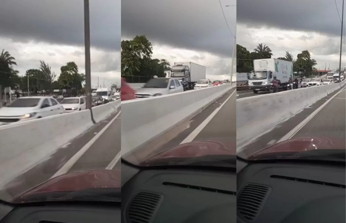 BR-230 tem congestionamento após carreta quebrar próximo à UFPB, em JP