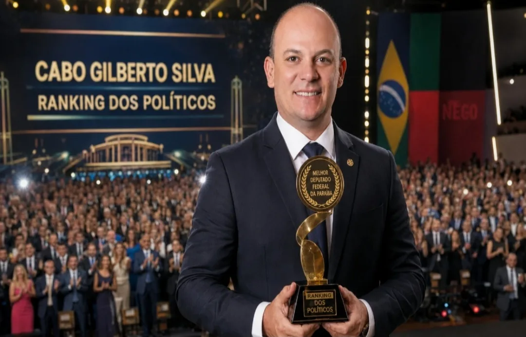 Cabo Gilberto é eleito novamente o melhor deputado federal da Paraíba, ganha projeção nacional no Ranking dos Políticos e fortalece liderança da direita no Congresso Federal