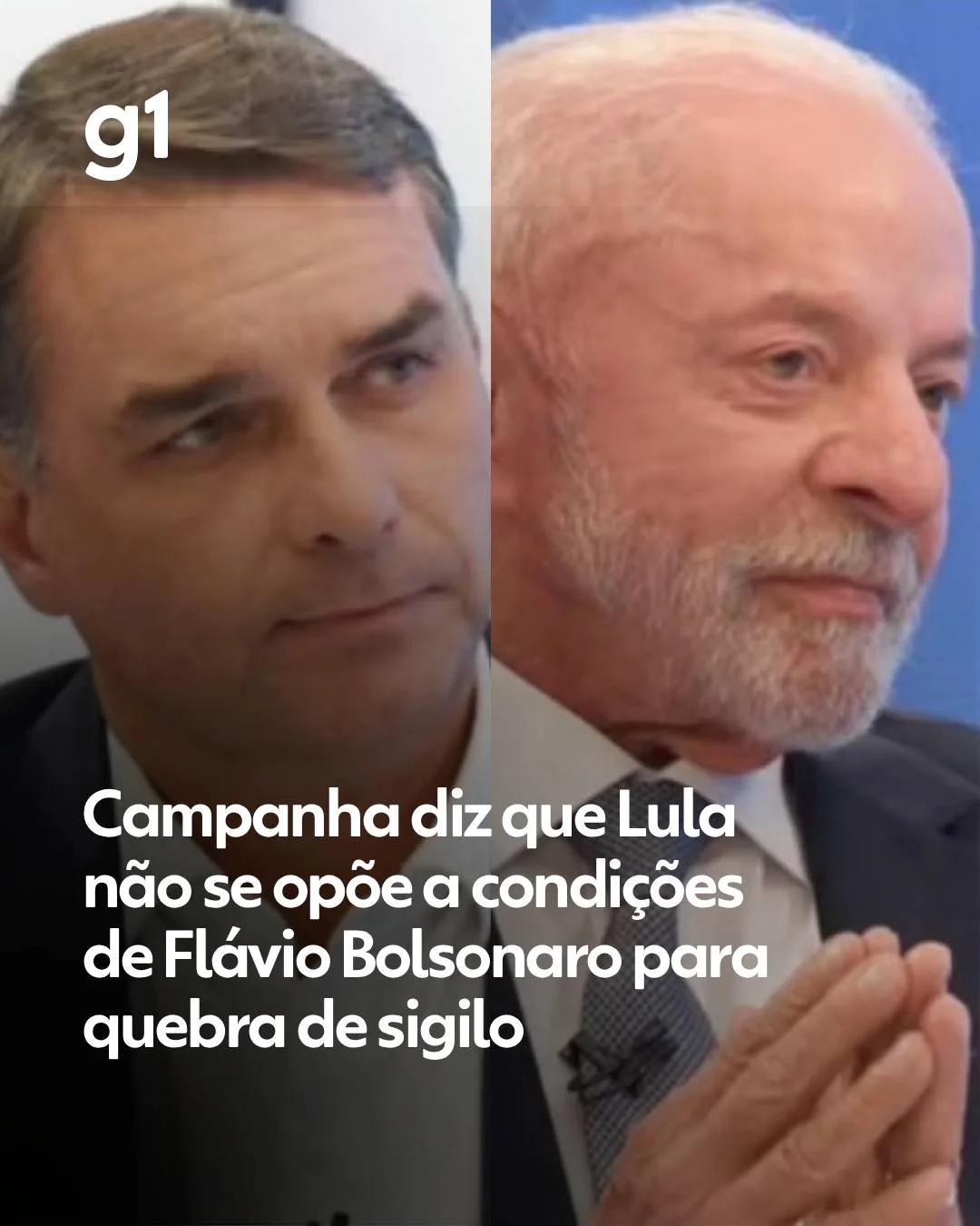 Campanha de Lula não se opõe a condições de Flávio Bolsonaro para quebra de sigilo