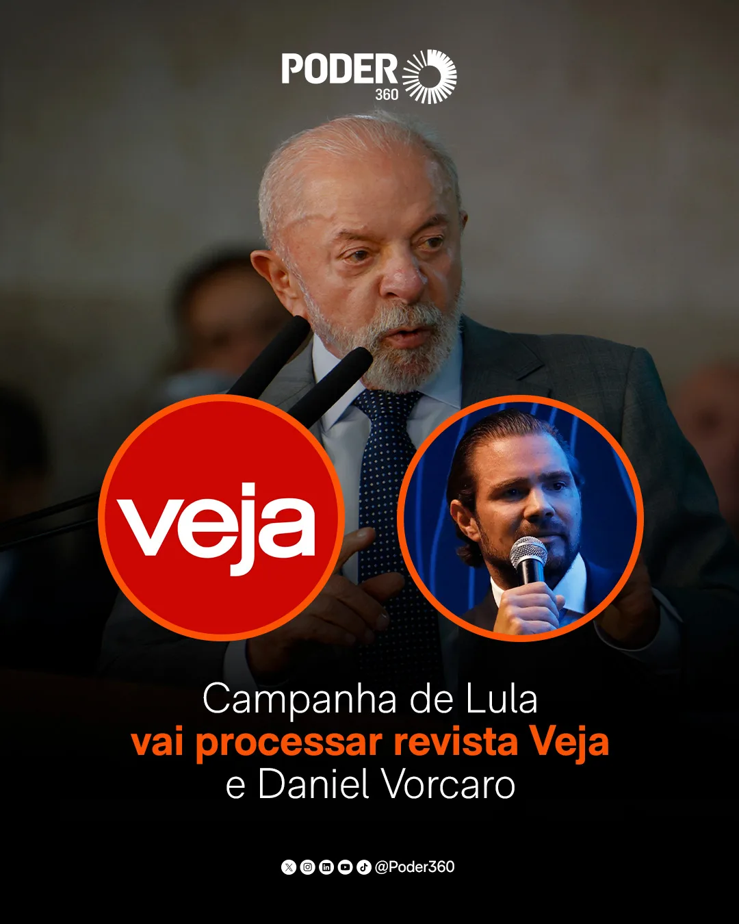 CAMPANHA DE LULA VAI PROCESSAR REVISTA VEJA E DANIEL VORCARO