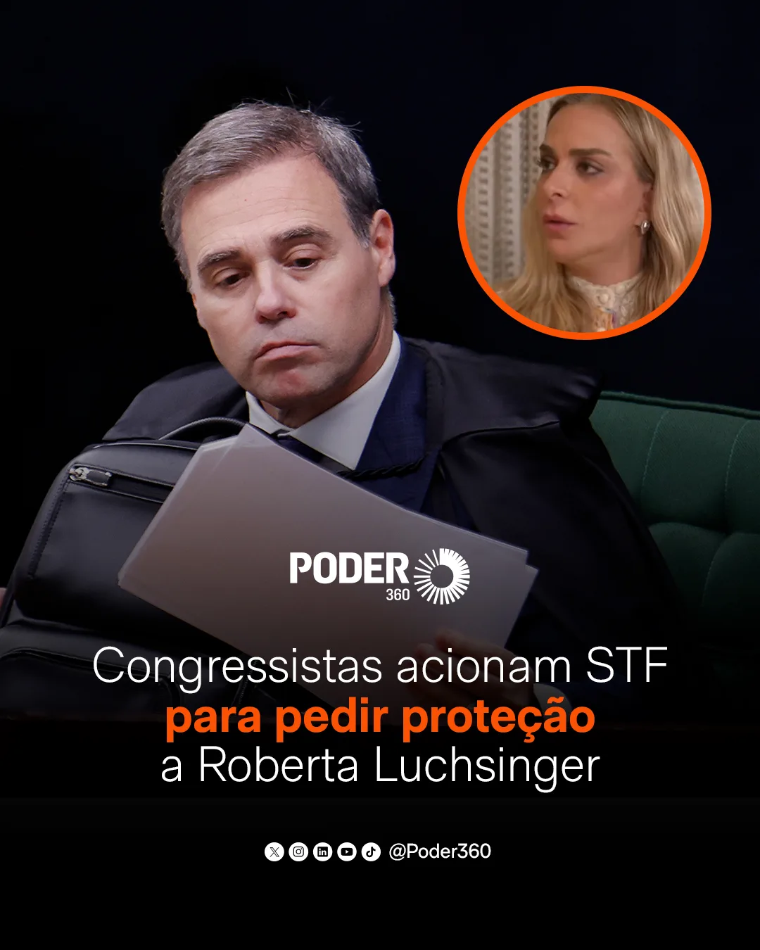 Congressistas acionam STF para pedir proteção a Roberta Luchsinger
