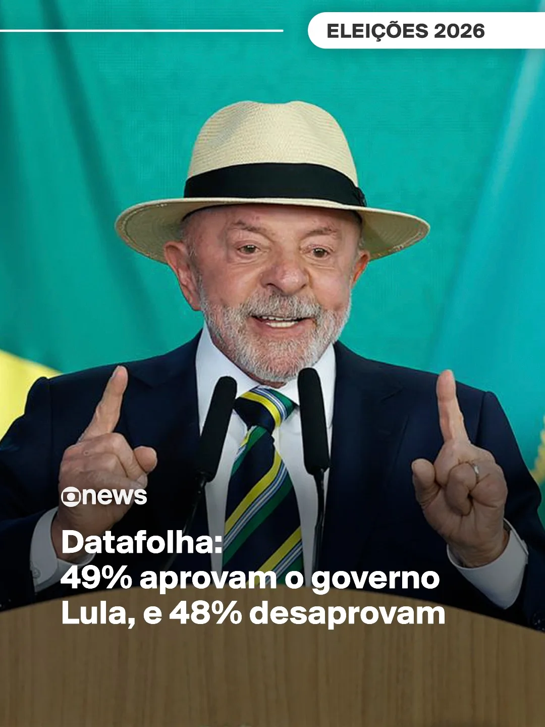Datafolha: 49% aprovam o governo Lula, e 48% desaprovam