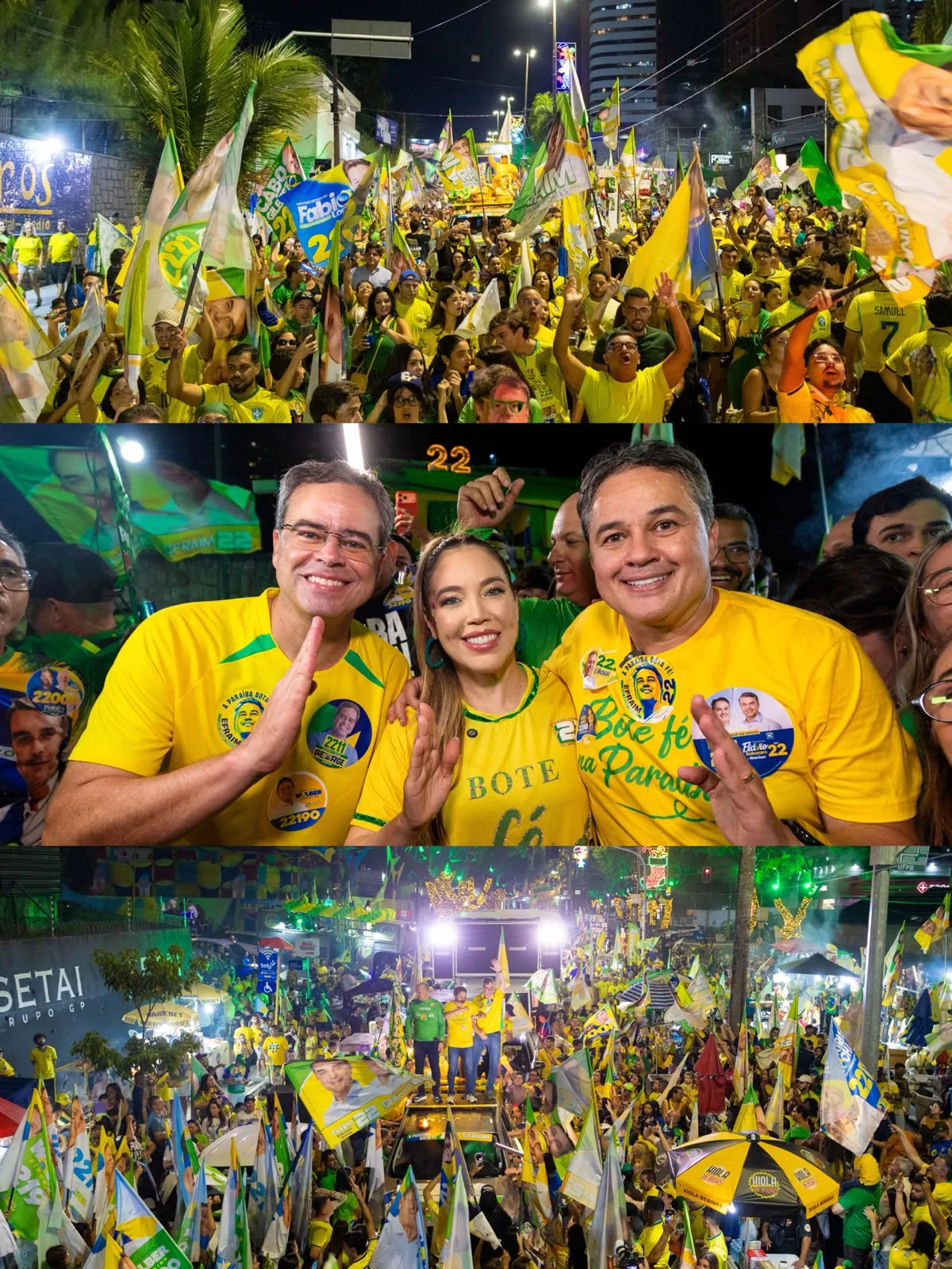 Efraim encerra campanha de rua com Bloco 22 e diz: “A máquina mais poderosa é a vontade do povo”