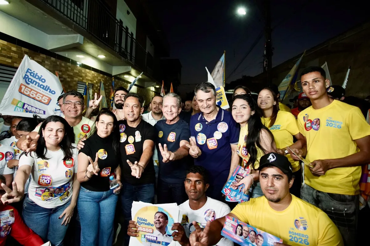 Em caminhada por Lagoa Seca, Romero Rodrigues e Fábio Ramalho reforçam apoio a Nabor