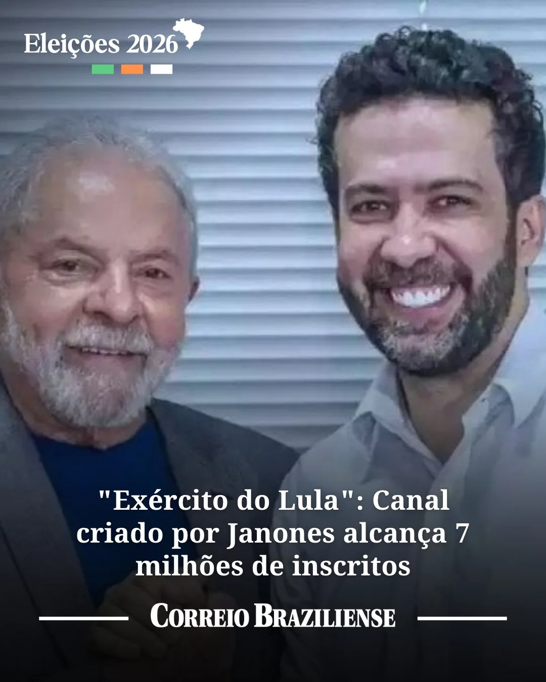 "Exército do Lula": Canal criado por Janones alcança 7 milhões de inscritos