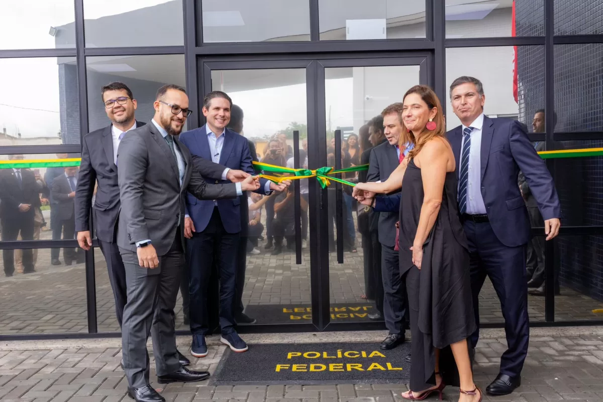 Hugo Motta destaca fortalecimento da segurança pública na inauguração da nova sede da Polícia Federal em Patos