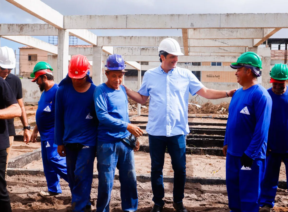 Investimento em qualidade Leo Bezerra projeta 200 novas vagas de berçário e Educação Infantil em nova unidade que está com obras avançadas em Gramame