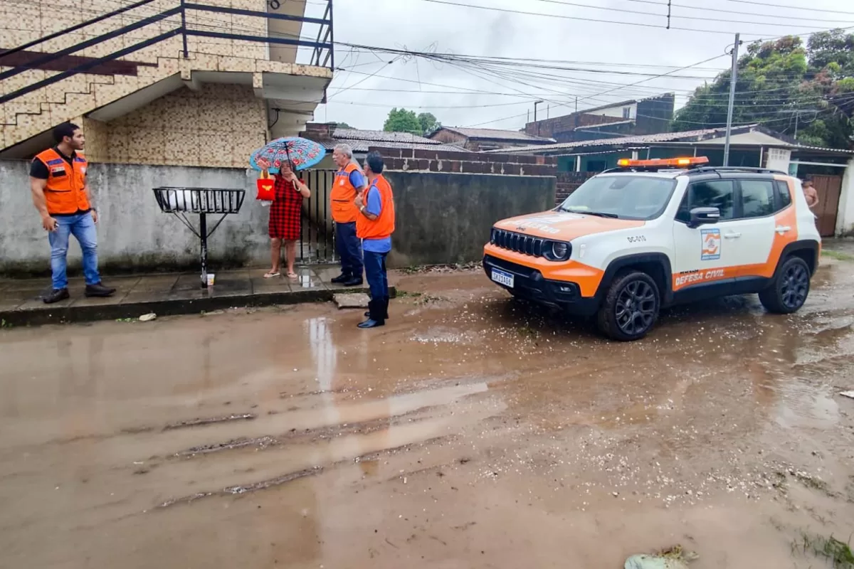João Pessoa registra 140,2 mm de chuvas nas últimas 24h