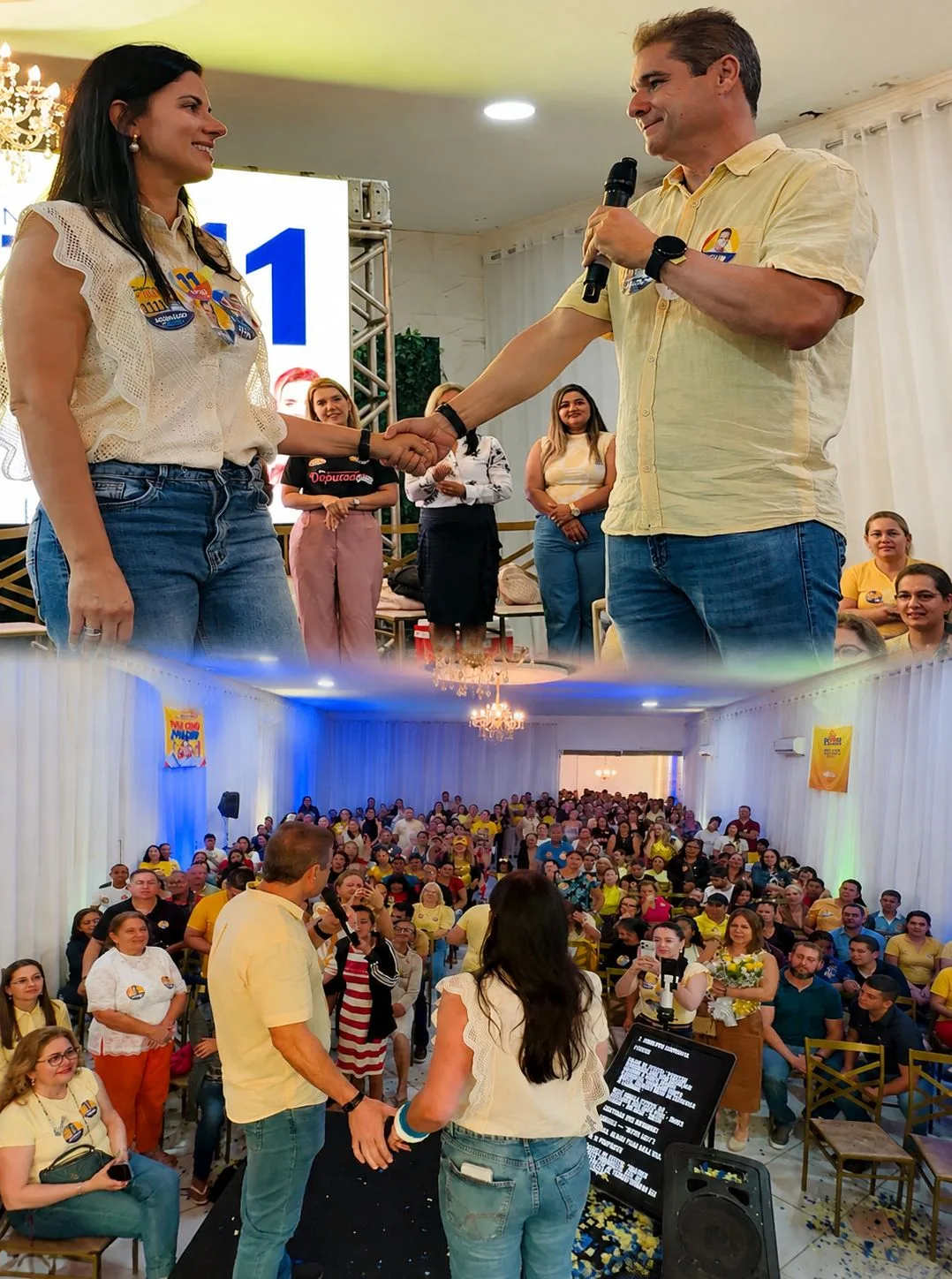 Kallyna Dias e Pedro Segundo mostram força política e ampliam espaço nas articulações para 2026