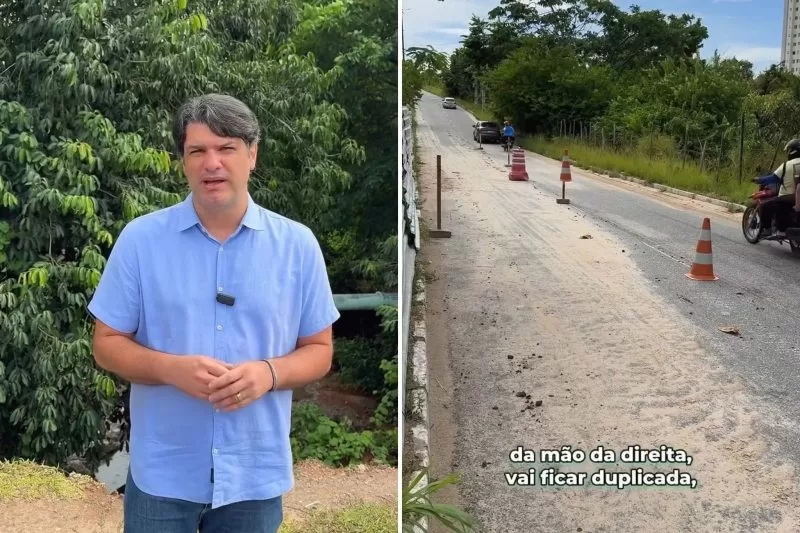 Leo Bezerra vistoria cratera causada por chuvas no Timbó e promete solução rápida