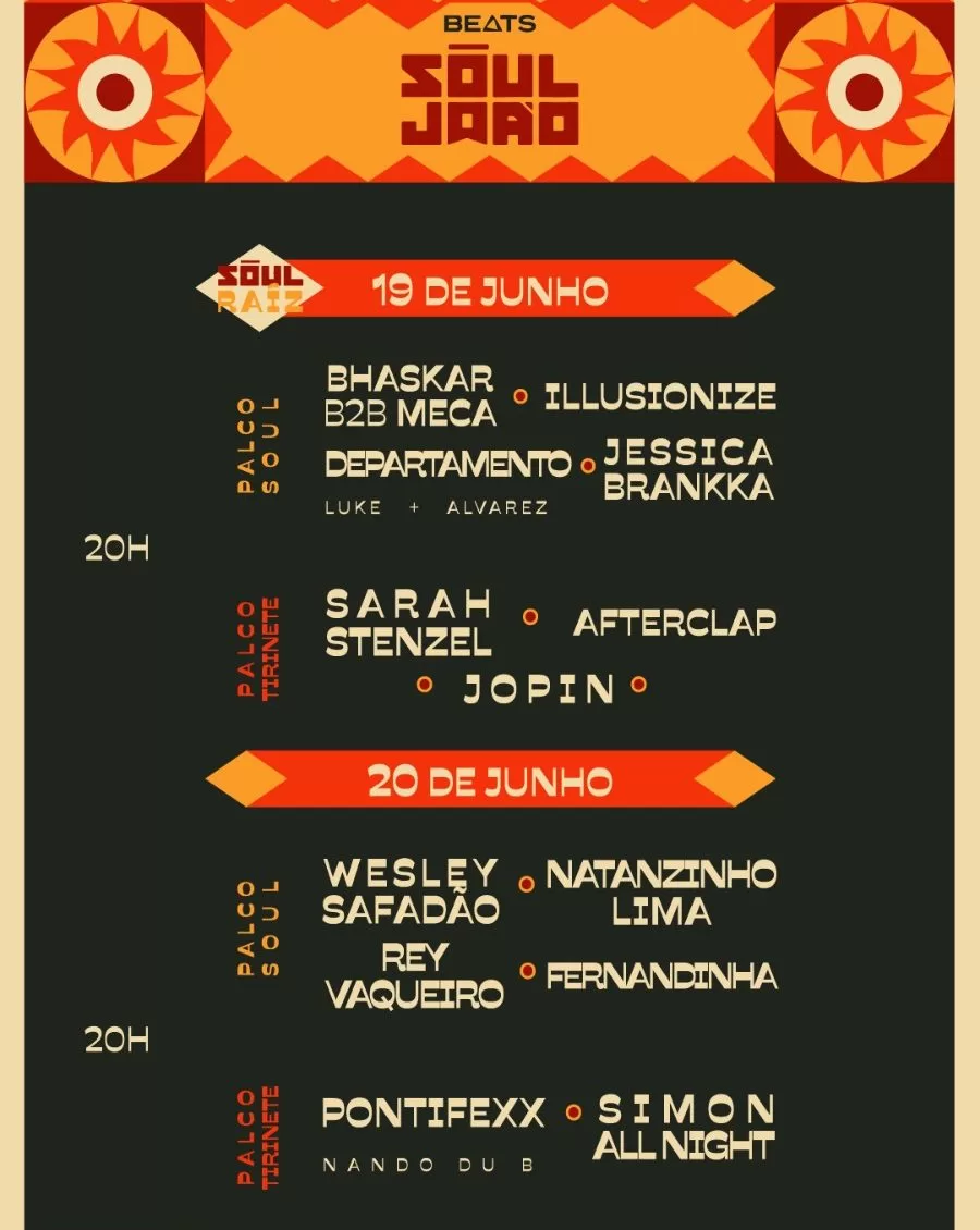 Line do Soul João 2026 é divulgada e pré-venda começa hoje