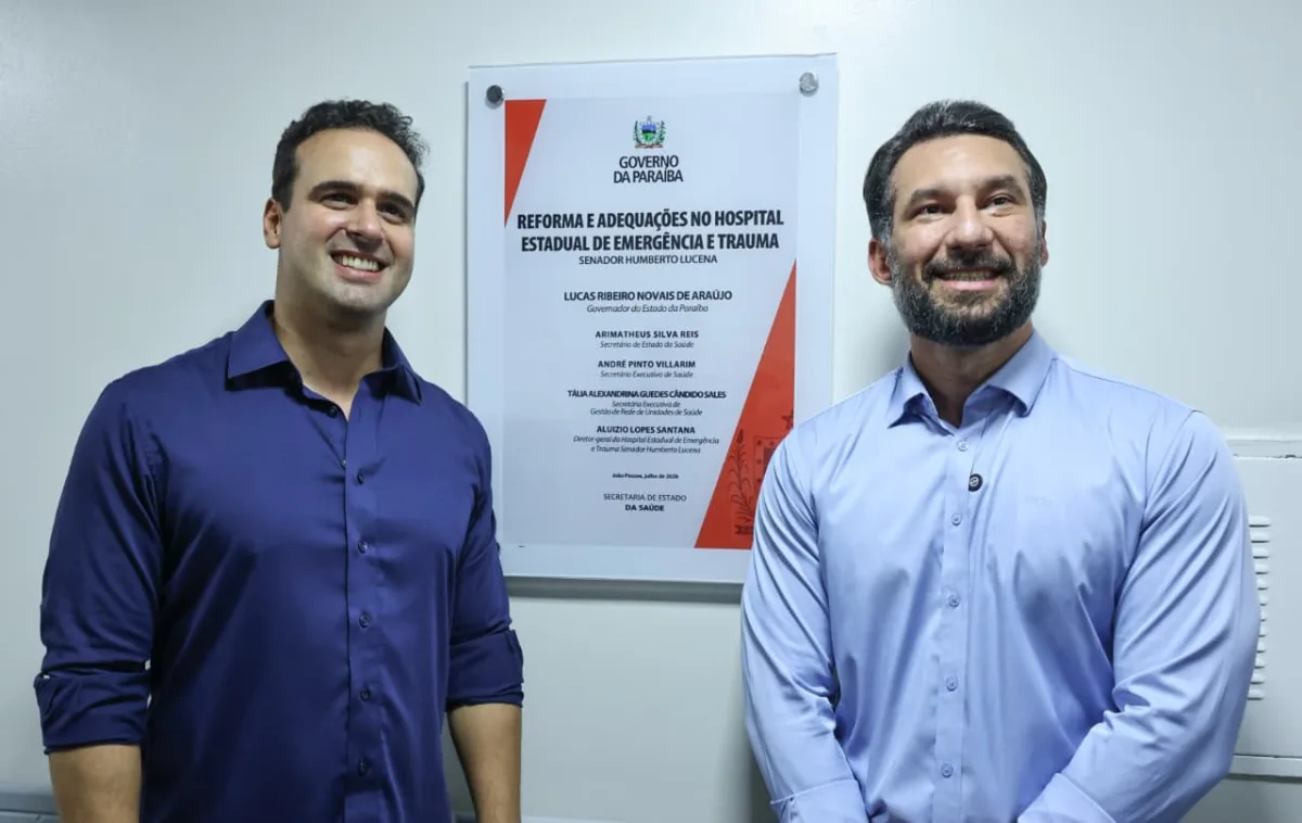 Lucas Ribeiro entrega reforma de enfermarias do Hospital de Trauma de João Pessoa e reforça assistência à saúde