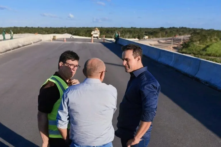 Lucas Ribeiro visita Arco Metropolitano e destaca importância para Grande JP