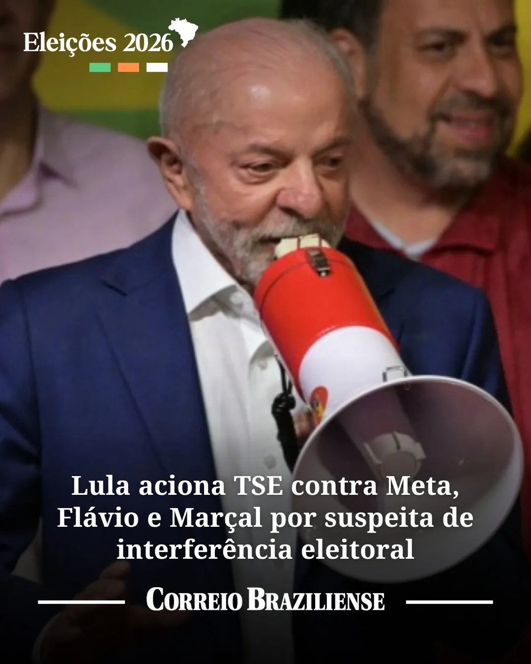 Lula aciona TSE contra Meta, Flávio e Marçal por suspeita de interferência eleitoral