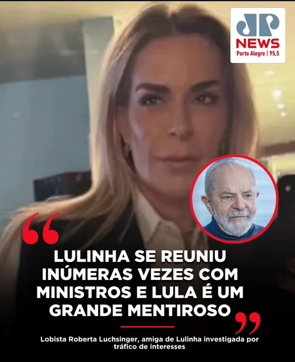 "Lulinha se reuniu inúmeras vezes com ministros e Lula é um grande mentiroso"