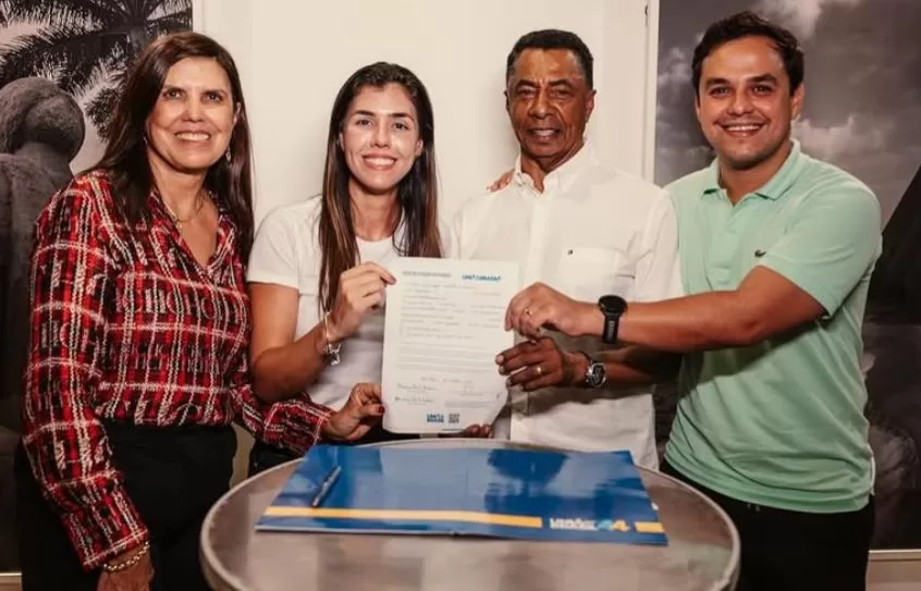 Maria Porto, primeira-dama de Bananeiras, se filia ao União Brasil e disputará vaga na ALPB