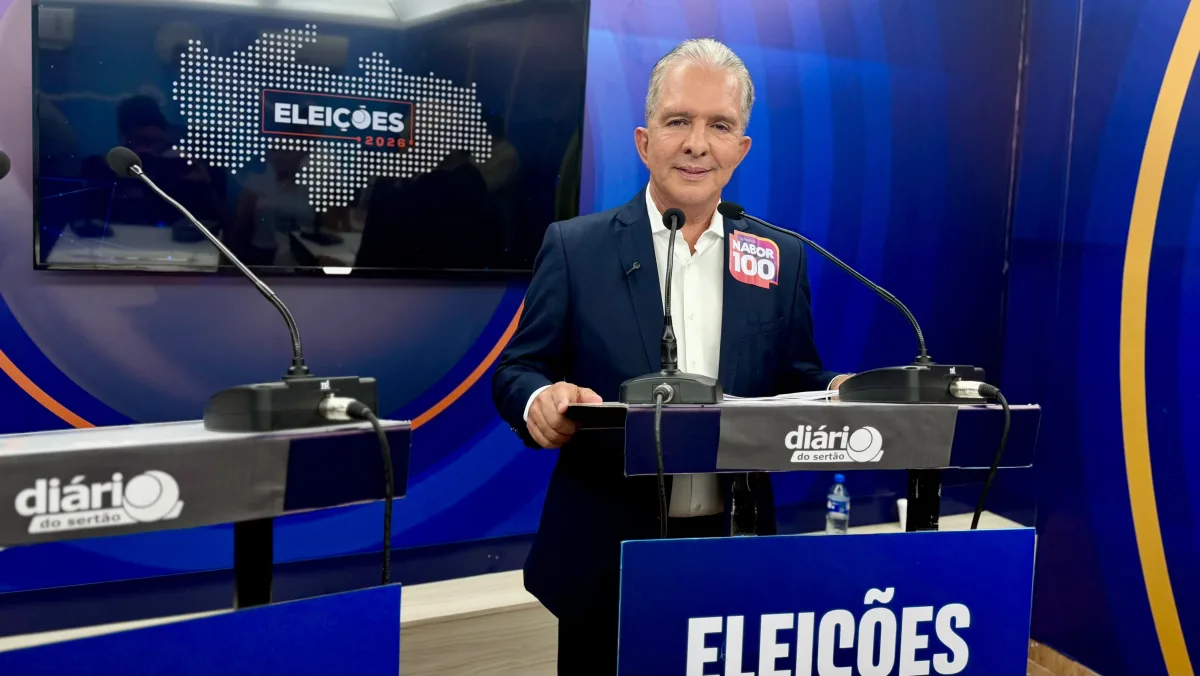 Nabor destaca propostas para o Sertão durante debate na TV Diário do Sertão