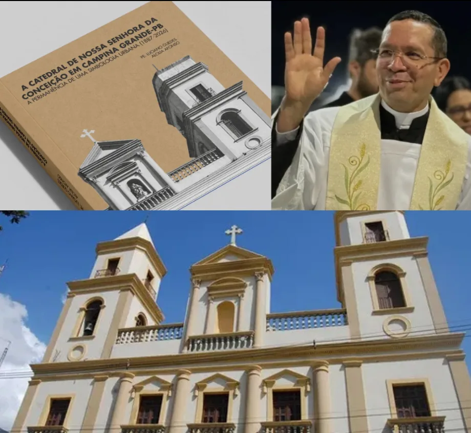 Pe. Luciano Guedes e Alcilia Afonso lançam livro sobre a Catedral de Campina Grande