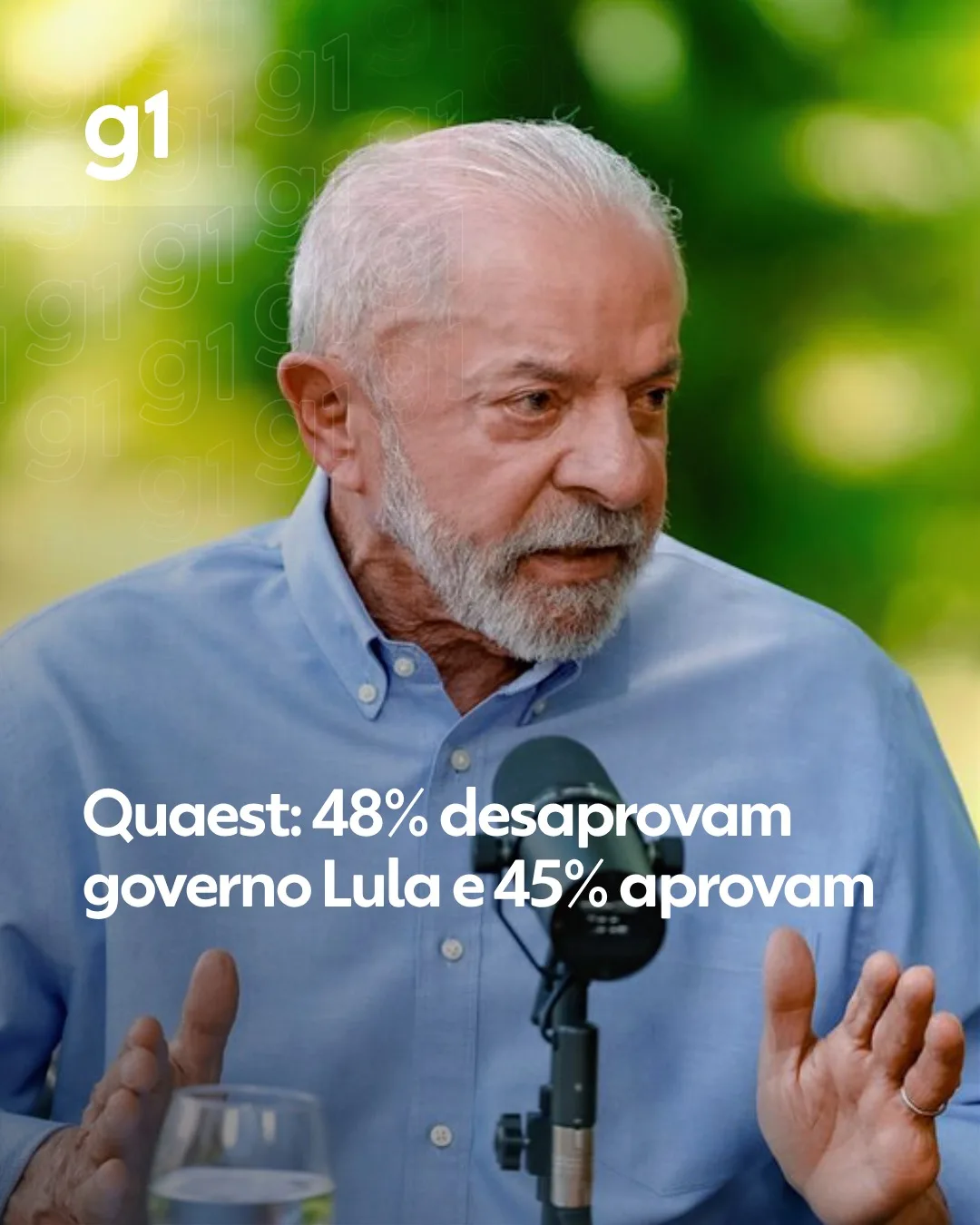 quaest: 48% desaprovam governo Lula e 45% aprovam