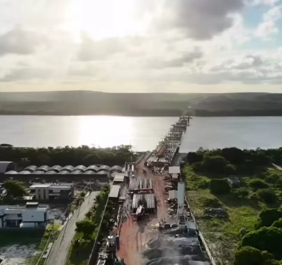 QUASE PRONTA !! A obra da ponte do futuro segue a todo vapor no Litoral Norte da Paraíba