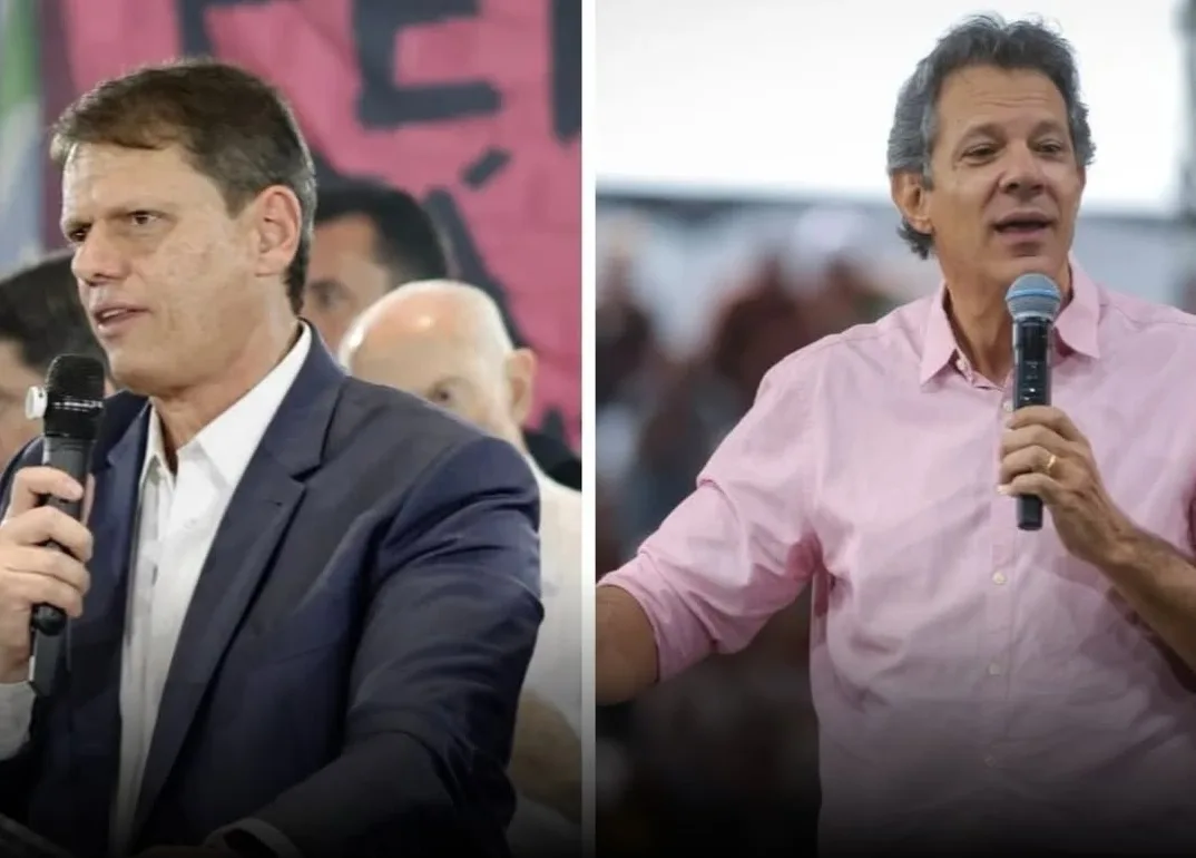 Real Time/Big Data em SP: Tarcísio tem 53% no 10 turno, e Haddad soma 36%