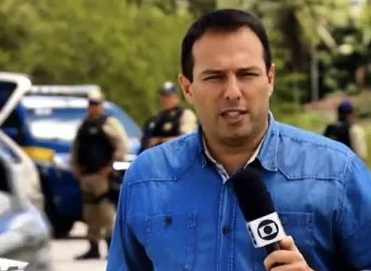 Repórter investigativo do Fantástico, Maurício Ferraz apura na Paraíba caso que prendeu delegado e policiais civis