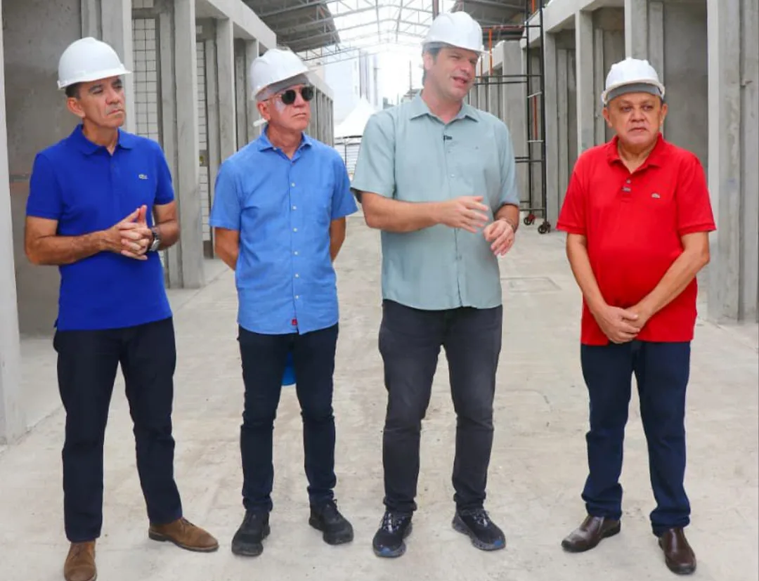 Requalificação Leo Bezerra acompanha retomada das obras e prevê entrega do Mercado do Rangel em seis meses