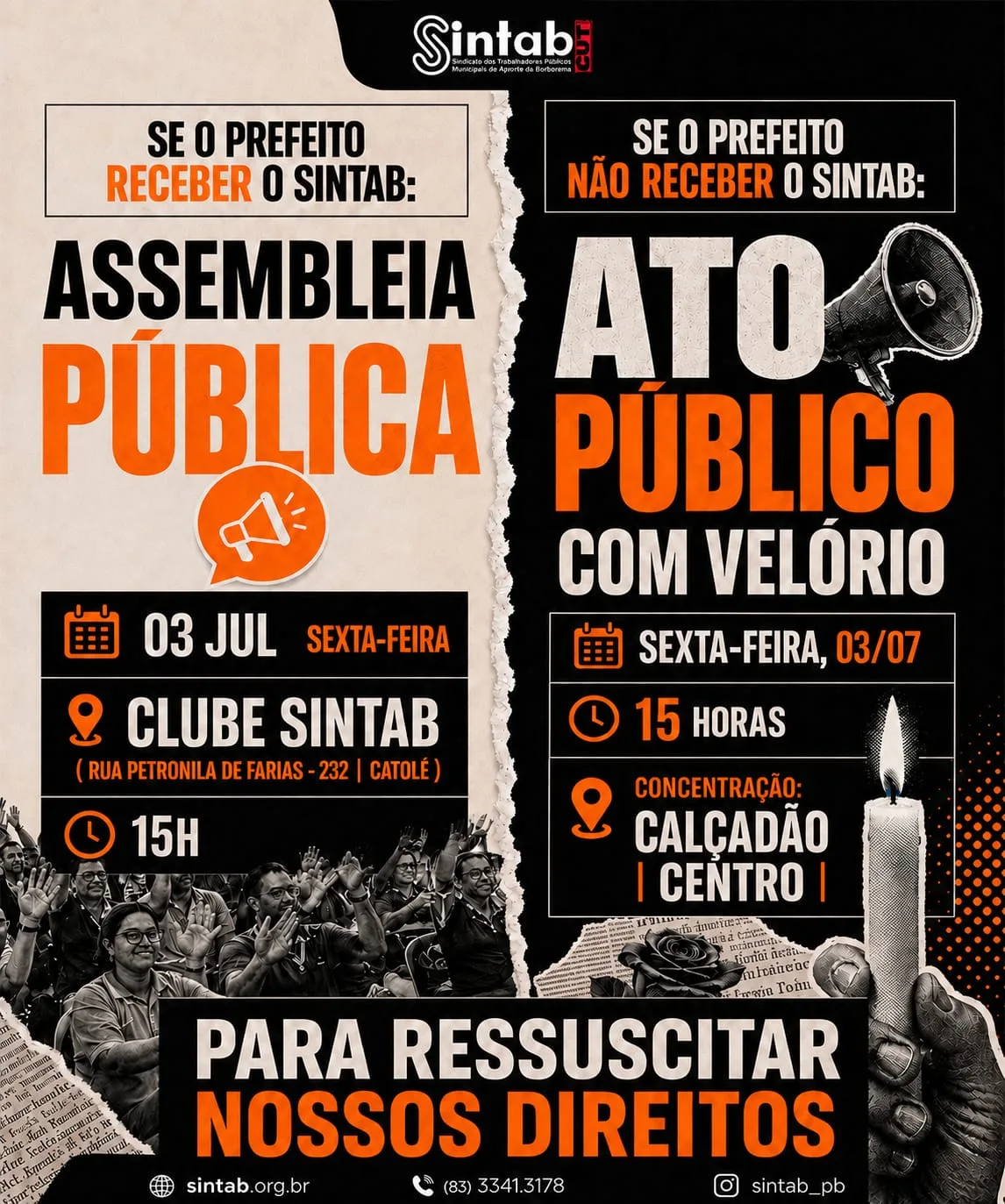 SERVIÇO PUBLICO: ASSEMBLEIA - SINTAB