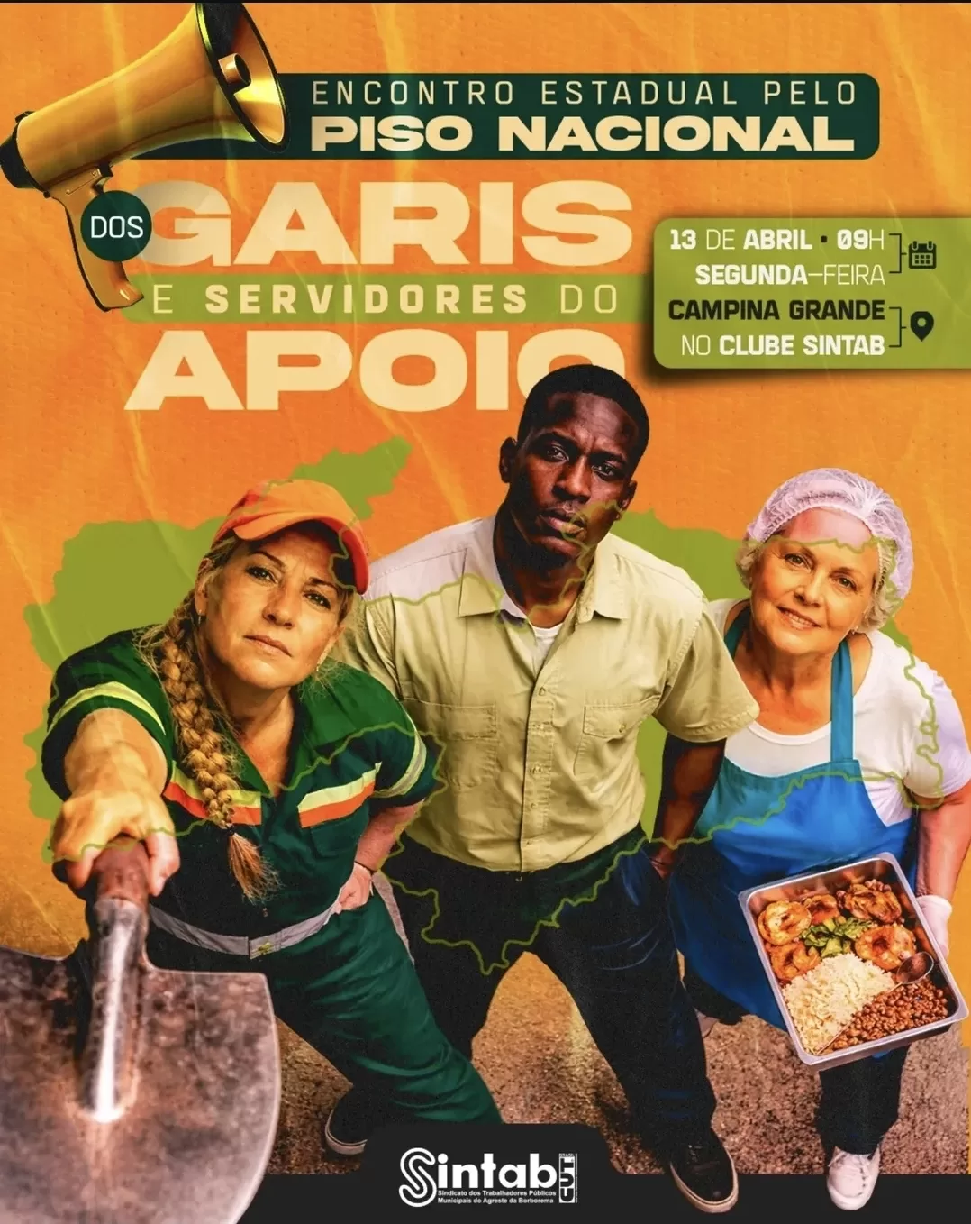 SINTAB REALIZA ENCONTRO "ESTADUAL PELO PISO DOS GARIS