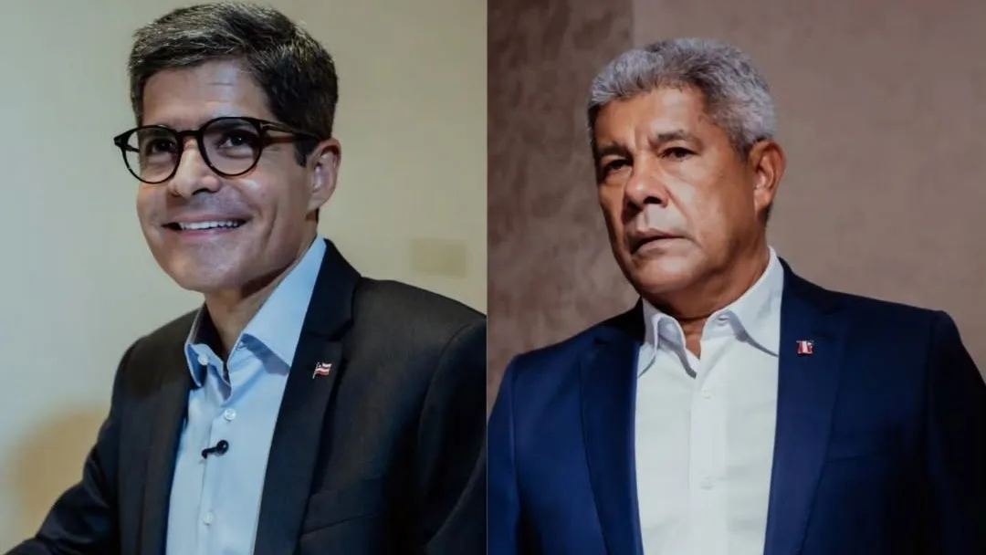 ACM Neto tem 46,7% e Jerônimo 42% no 1° turno, aponta pesquisa