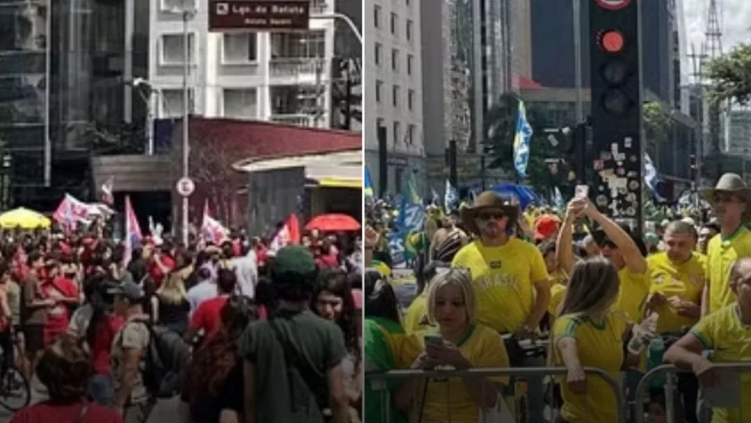Apoiadores de Lula e fazem atos em São Paulo, Rio e Brasília; Flávio participa de evento na Paulista
