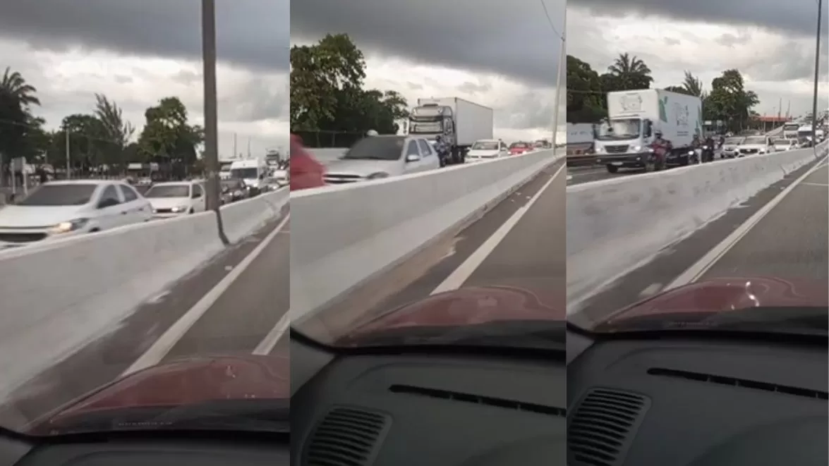 BR-230 tem congestionamento após carreta quebrar próximo à UFPB, em JP