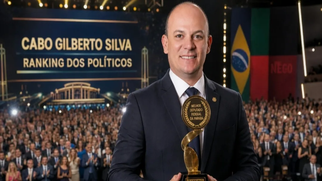 Cabo Gilberto é eleito novamente o melhor deputado federal da Paraíba, ganha projeção nacional no Ranking dos Políticos e fortalece liderança da direita no Congresso Federal