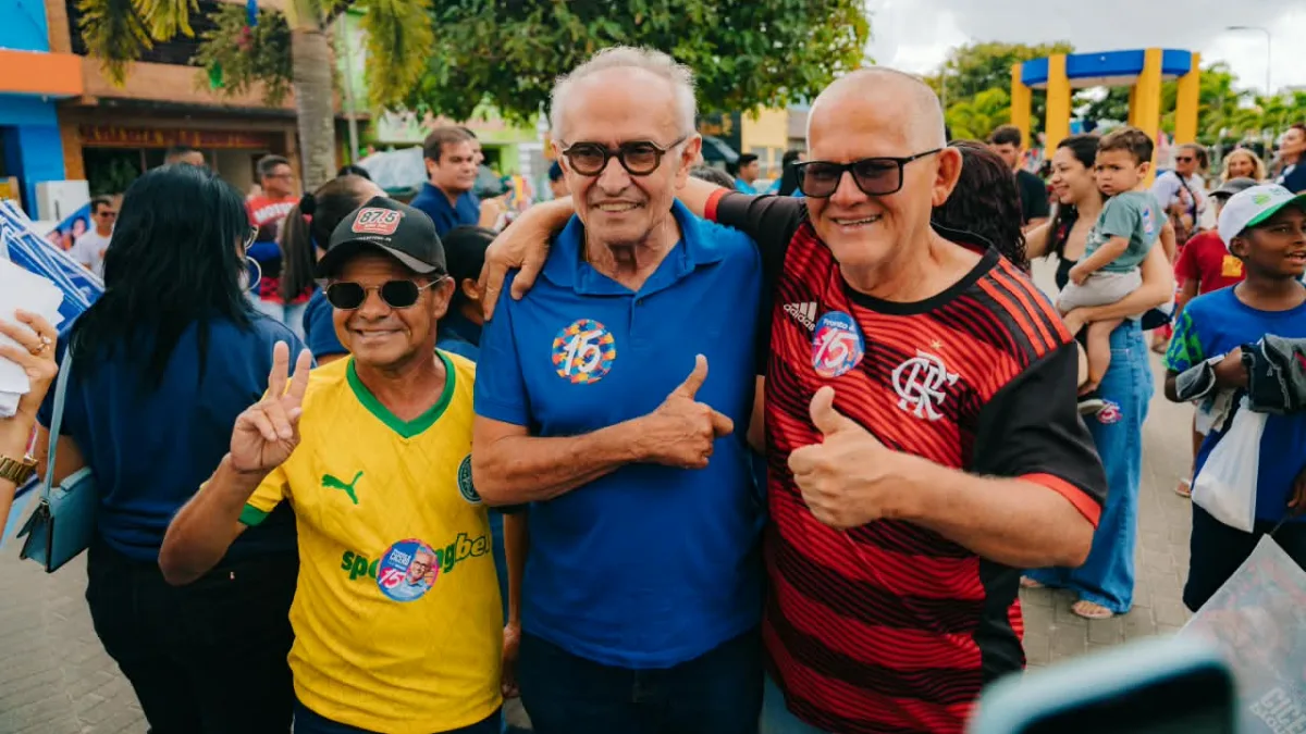 Cícero inicia último dia do primeiro turno com recepção calorosa em Pedras de Fogo ao lado da vice-prefeita Manuella