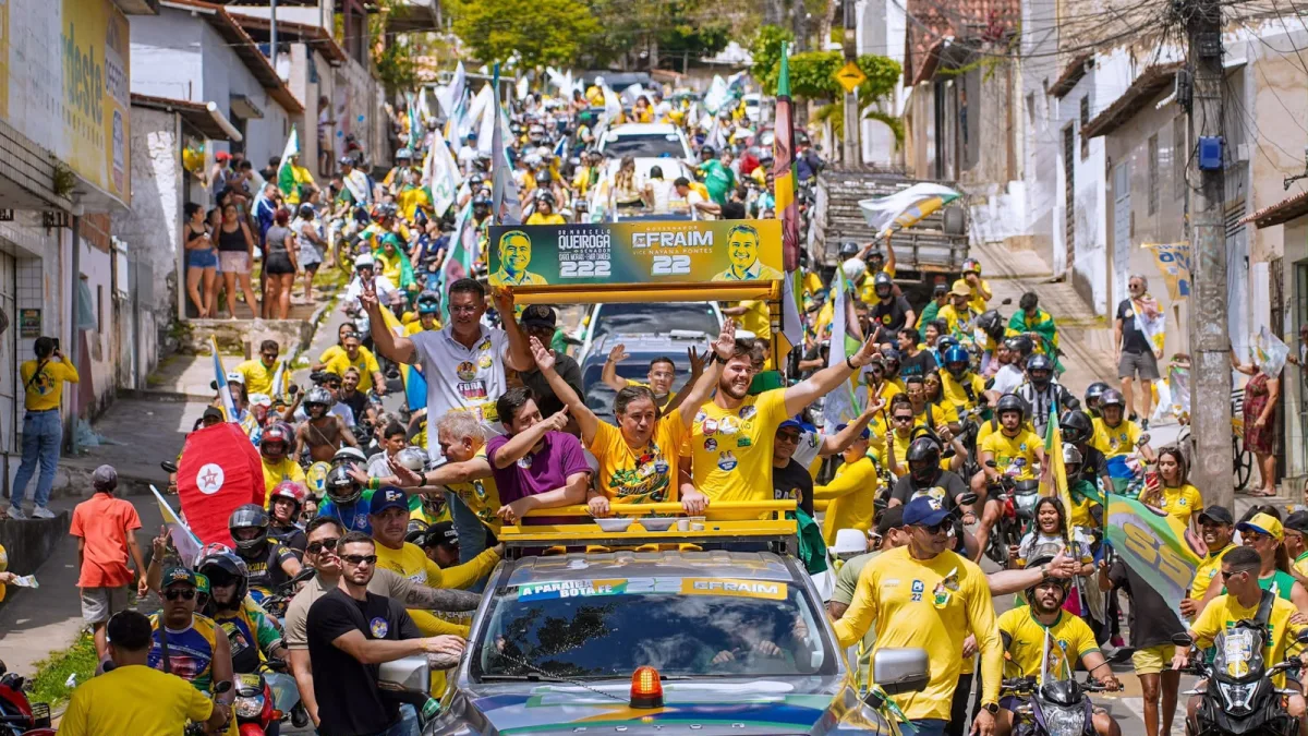 EFRAIM AGRADECE MOBILIZAÇÃO EM CAMPINA GRANDE E DESTACA PARTICIPAÇÃO DE BRUNO CUNHA LIMA EM CARREATA
