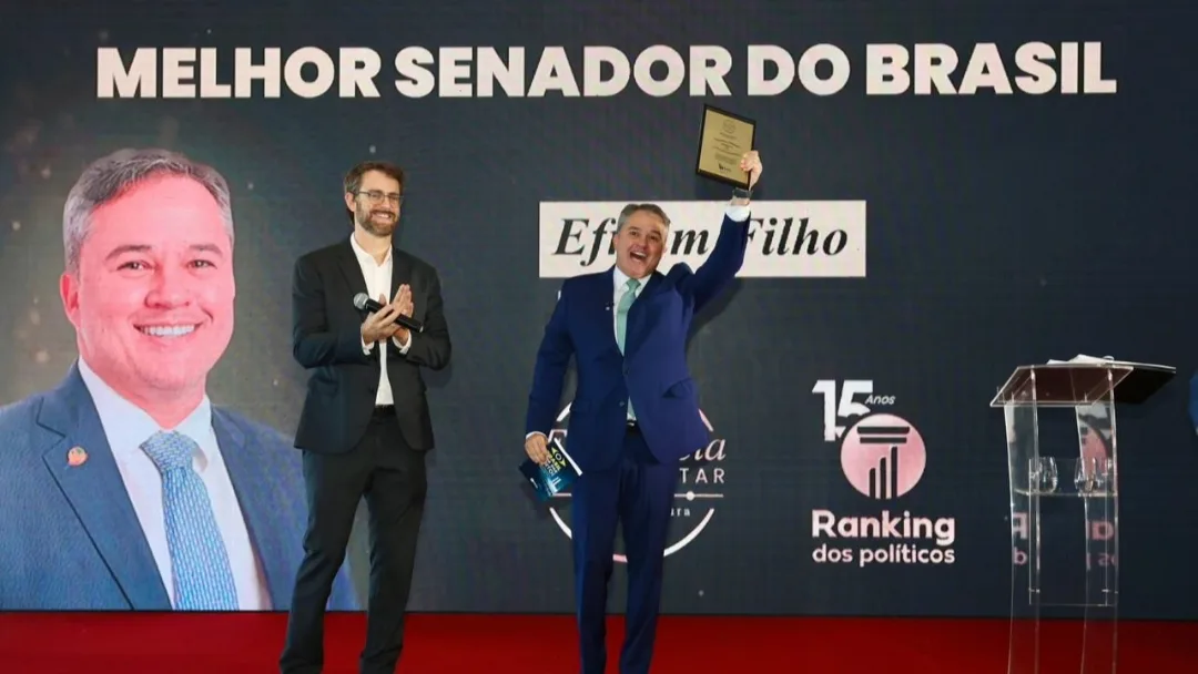 Efraim transforma sequência de prêmios em marca histórica no Senado Federal