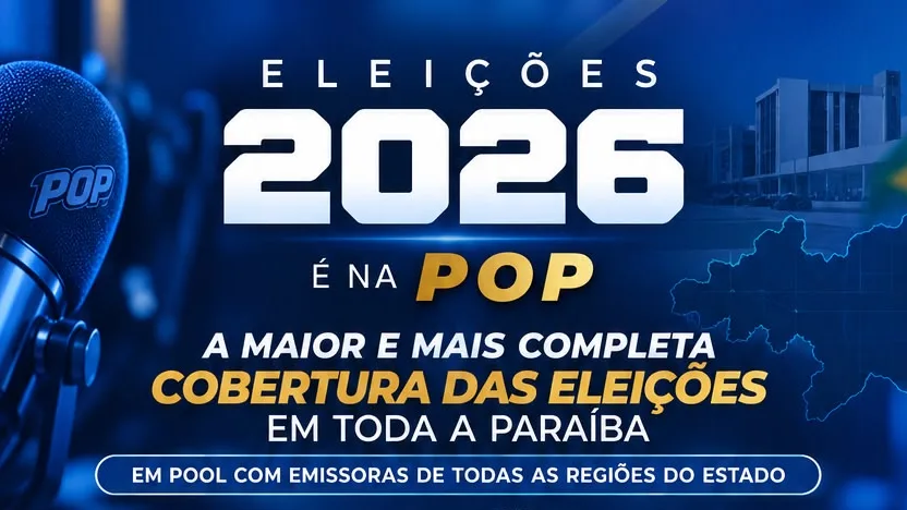 ELEIÇÕES 2026: REDE POP PREPARA GRANDE OPERAÇÃO PARA TRANSMISSÃO DO DIA DA VOTAÇÃO E APURAÇÃO EM TODA A PARAÍBA