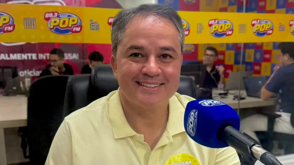 Em sabatina na POP, Efraim coloca segurança no centro do debate e defende mudança na gestão da Paraíba