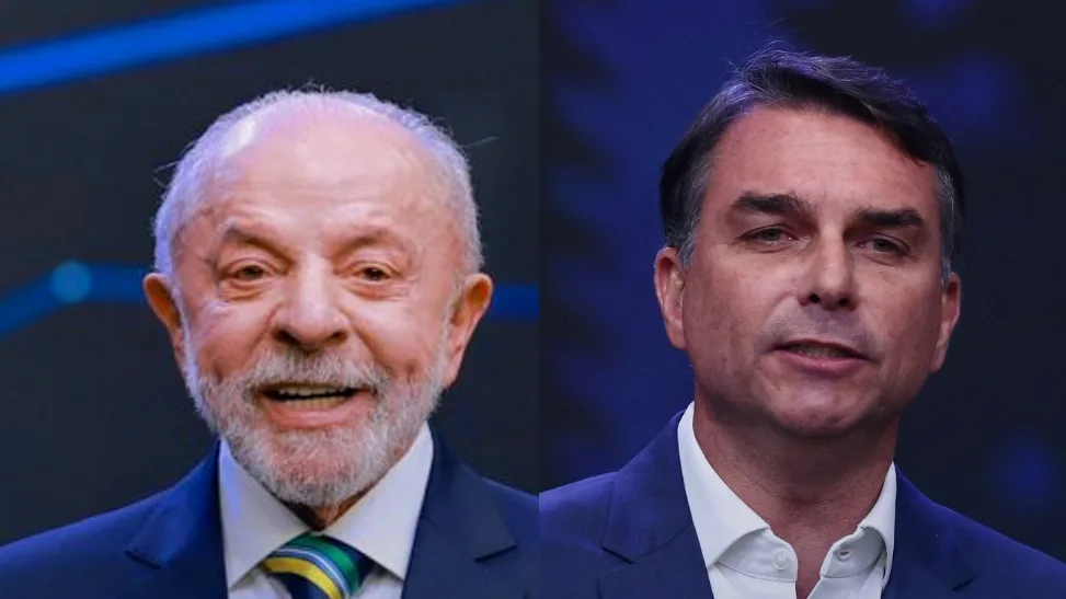 FLÁVIO NA LIDERANÇA   Flávio Bolsonaro tem 53% dos votos válidos contra 47% de Lula no 2° turno das eleições
