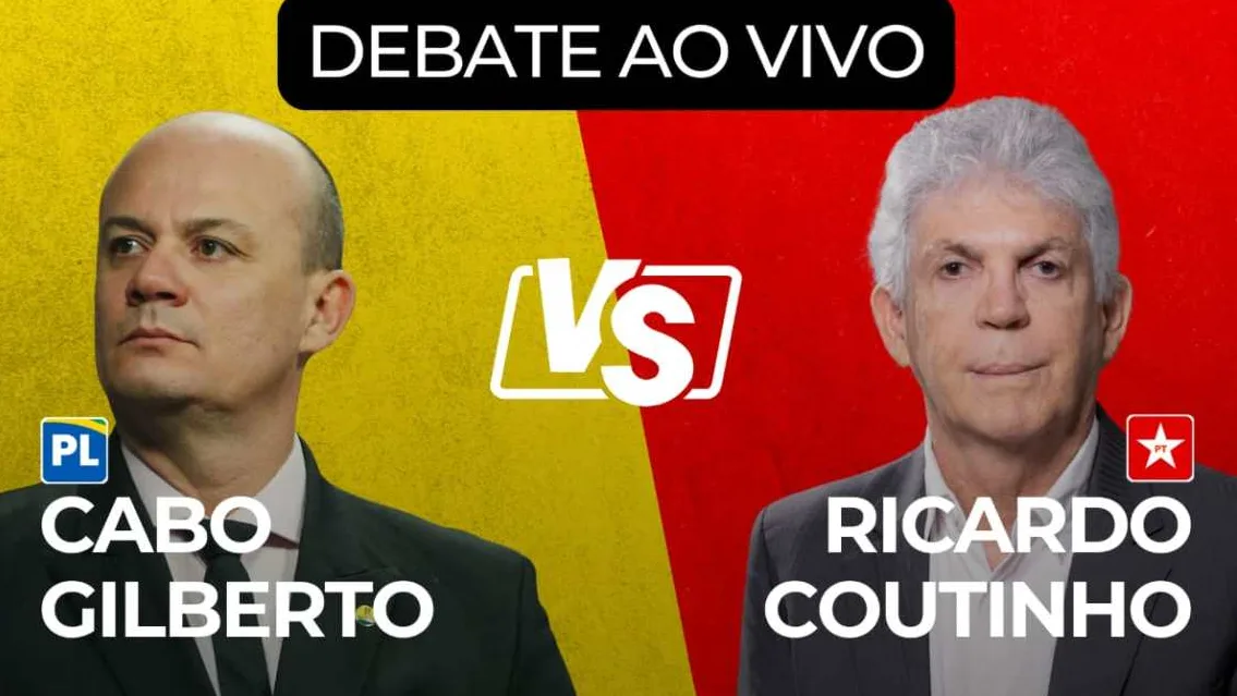 Frente a frente: Blog Chico Soares transmite debate entre Cabo Gilberto e Ricardo Coutinho