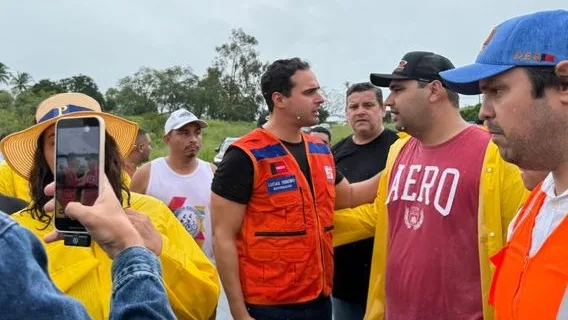 Governador Lucas Ribeiro coordena pessoalmente ações nos municípios do Vale do Paraíba atingidos pelas fortes chuvas