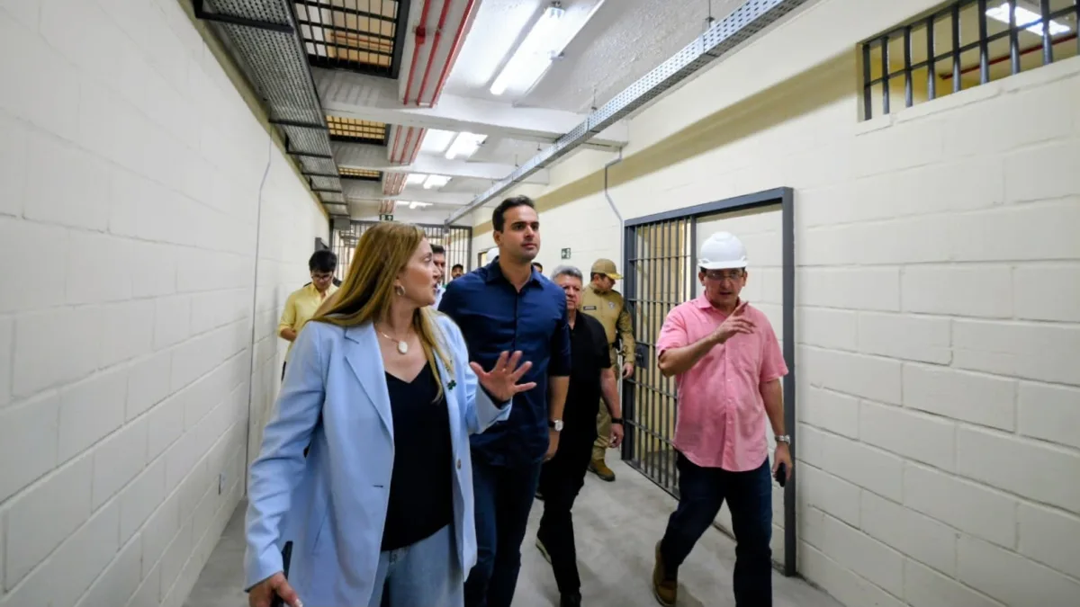 Governador Lucas Ribeiro visita obras do Complexo Penitenciário de Gurinhém, em fase final de execução