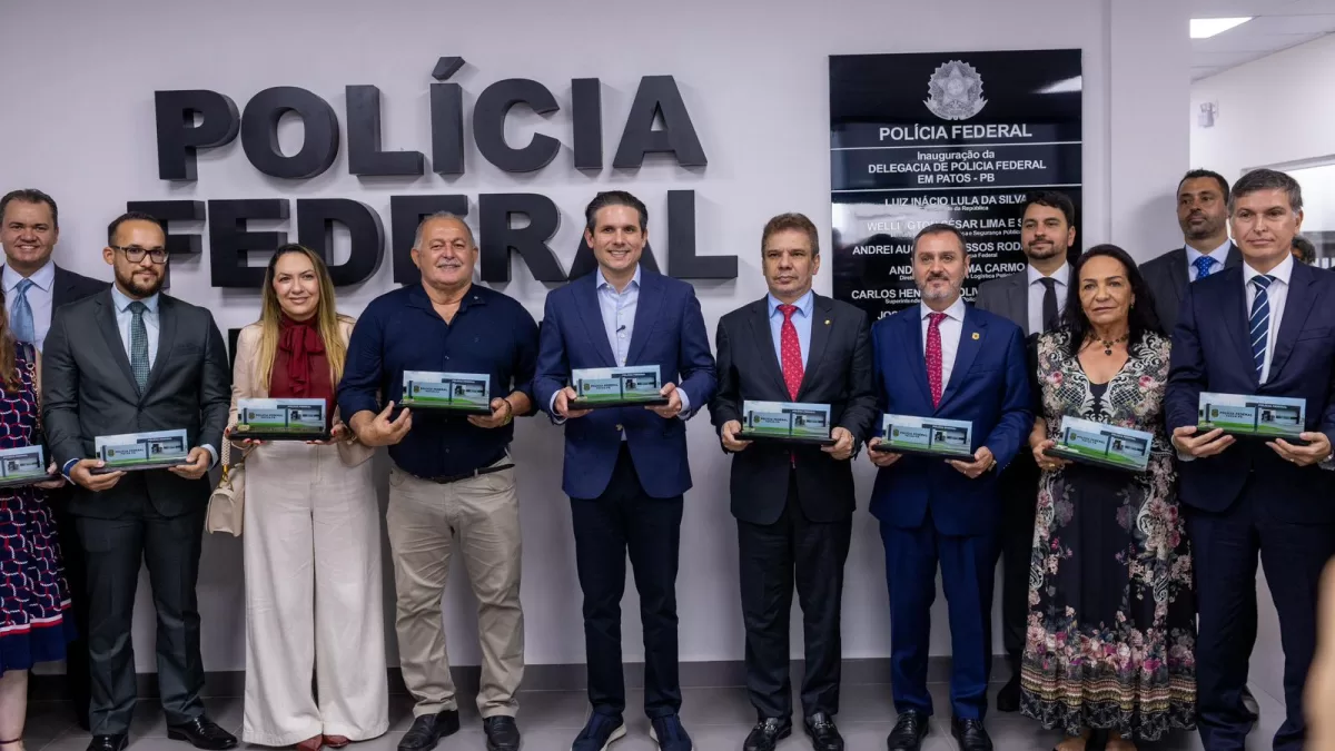 Hugo Motta destaca fortalecimento da segurança pública na inauguração da nova sede da Polícia Federal em Patos