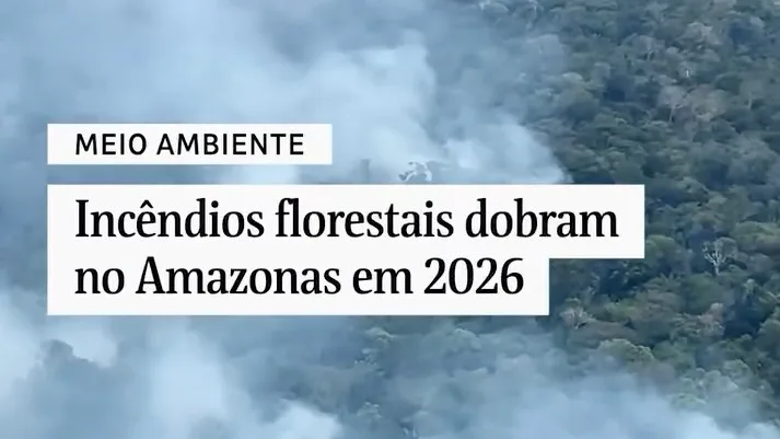 Incêndios florestais dobram  no Amazonas em 2026