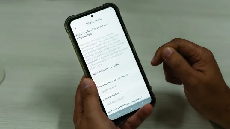 João Pessoa na Palma da Mão: carteira de fibromialgia passa a ser emitida exclusivamente pelo app