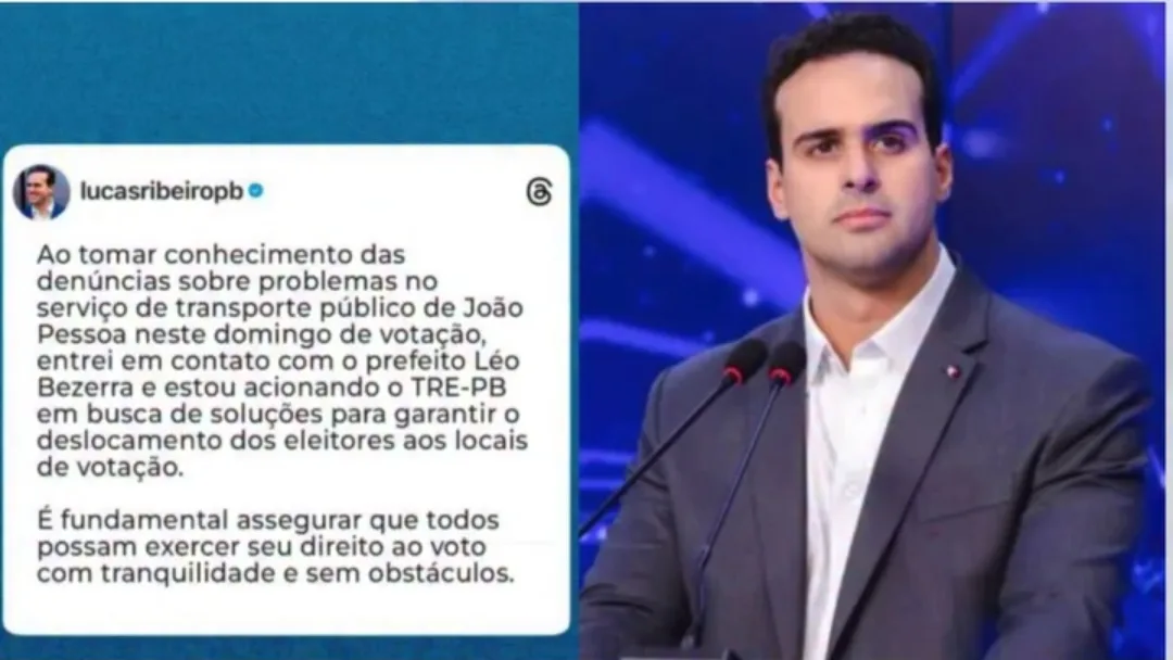 Lucas procura Leo e aciona TRE-PB após denúncias por problemas em ônibus de JP