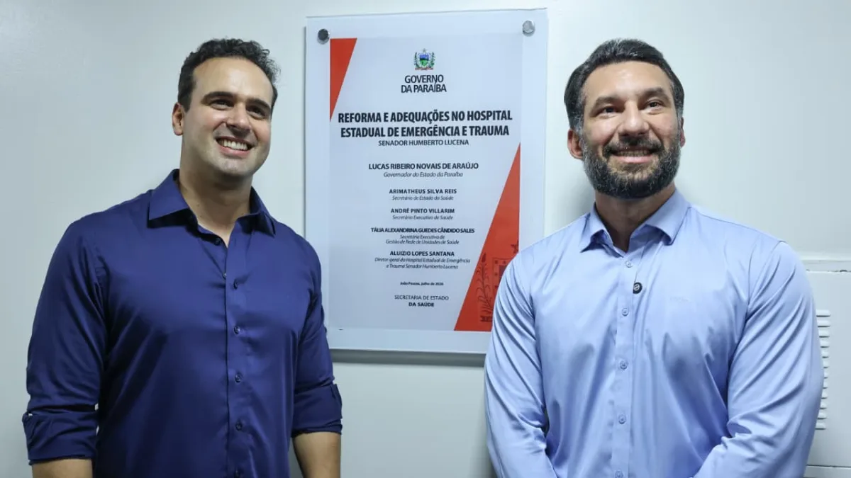 Lucas Ribeiro entrega reforma de enfermarias do Hospital de Trauma de João Pessoa e reforça assistência à saúde