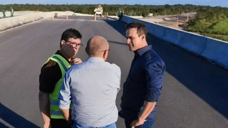 Lucas Ribeiro visita Arco Metropolitano e destaca importância para Grande JP